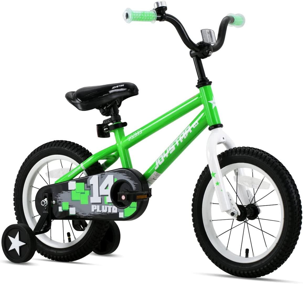 JOYSTAR Pluto Kids Bike with Training Wheels for 12 14 16 18 inch Bike