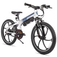 thumbnail image 1 of JOYSTAR Radspur Electric Bike 20" with 250W Brushless Motor, 15 Miles 15MPH Electric Mountain Bicycle with Removable Battery, White, 1 of 7