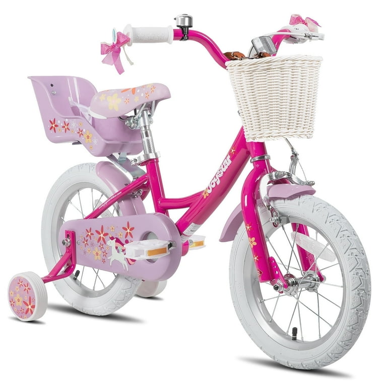 JOYSTAR Unicorn 14inch Girls Bike Mint purple