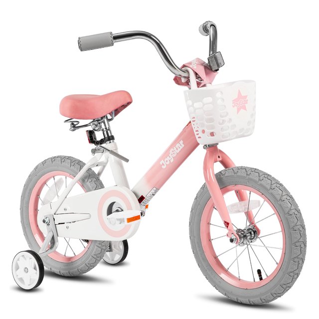 JOYSTAR Vintage 12 & 14 & 16 Inch Kids Bike with Basket & Training