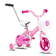 JOYSTAR Voyager 10 Inch Kids Bike for Boys and Girls, Pink