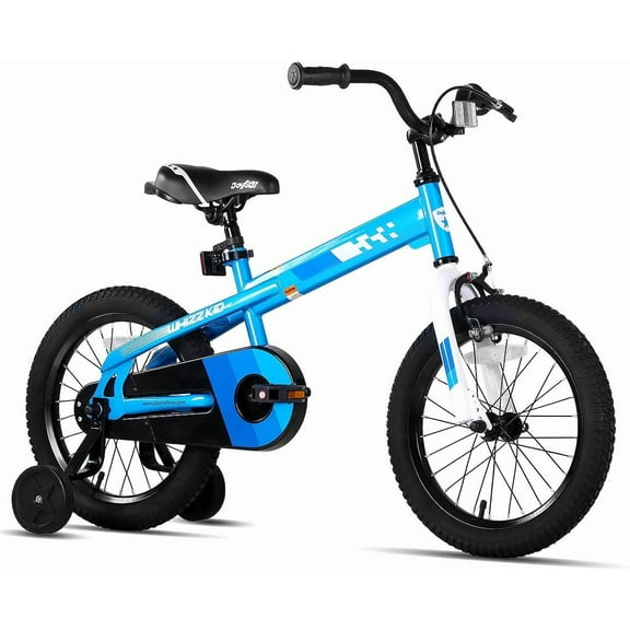 JOYSTAR Whizz Bike for Ages 5-9 with Kickstand, 18 Inch, Blue