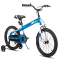 thumbnail image 1 of JOYSTAR 18 Inch Kids Bike with Training Wheels & Handbrake for Ages 5-9 Years Old Boys and Girls, Blue, 1 of 7