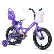 JOYSTAR Keano 14 inch Kids Bike for Girls, Children Bicycle in Purple