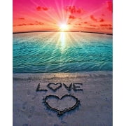 JOYSTRY 5D Diamond Painting Dots Kits for Adults Unisex, Full Drill Round Gem Art ( Sunrise 16x12in )