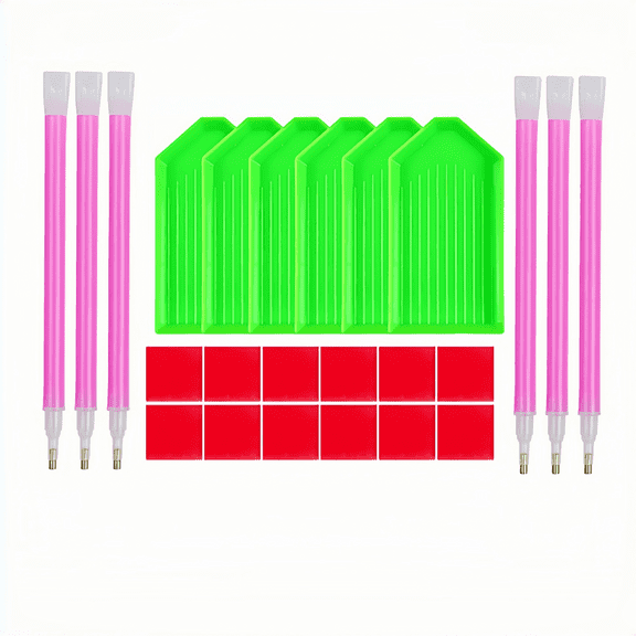 JOYSTRY Diamond Painting Tools with Drill Pen and Tray, 5D Diamond Painting Accessories and Tools for Adults