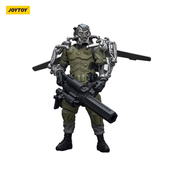 JOYTOY 1/18 Scale Army Builder Lone Wolf with Exoskeleton Action Figure 29, Collectible Sci-Fi Model for Teens 15+ and Adults Gift
