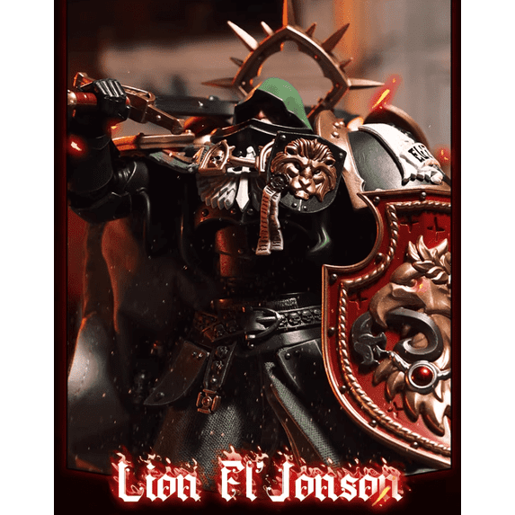 JOYTOY Official Warhammer 40k Dark Angels 'The Lion' Primarch Supreme Grand Master Cape – Premium 1/18 Scale Collectible Accessory (No Figure)
