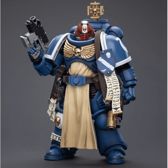 JOYTOY Warhammer 40,000 1/18 Action Figures Ultramarines Sternguard Veteran Sergeant Collection Models Christmas Birthday Gifts