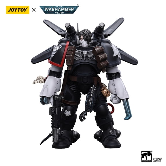 JOYTOY Warhammer 40,000 Action Figure 1/18 Raven Guard Chapter Master Kayvaan Shrike