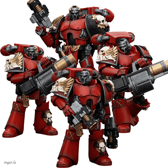 JOYTOY Warhammer 40,000 Blood Angels Angel's Tears Squad 4PCS Warhammer 40K Collection Model