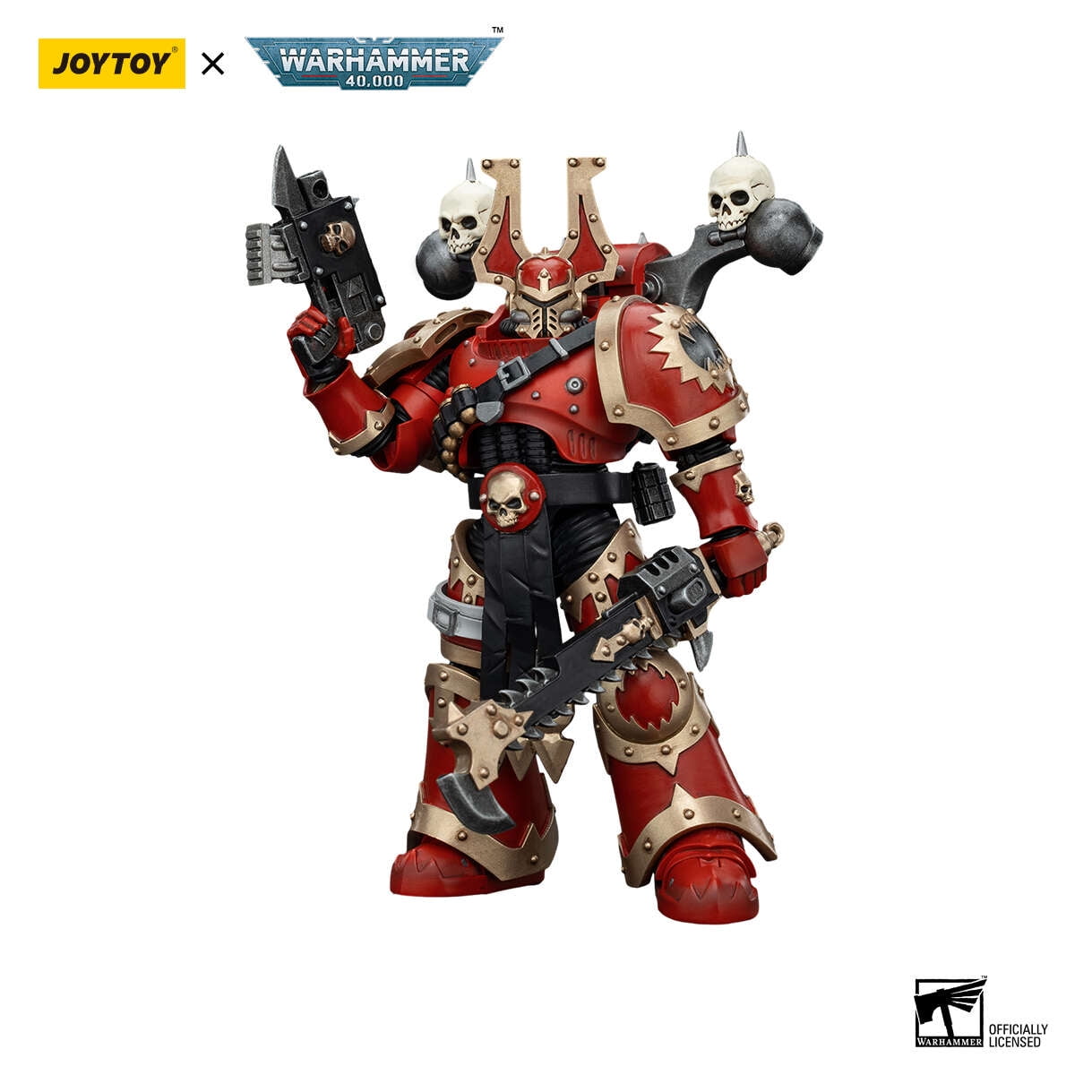Figurine JoyToy Warhammer 40K - World Eaters Khorne Berzerker 1 - Neuf
