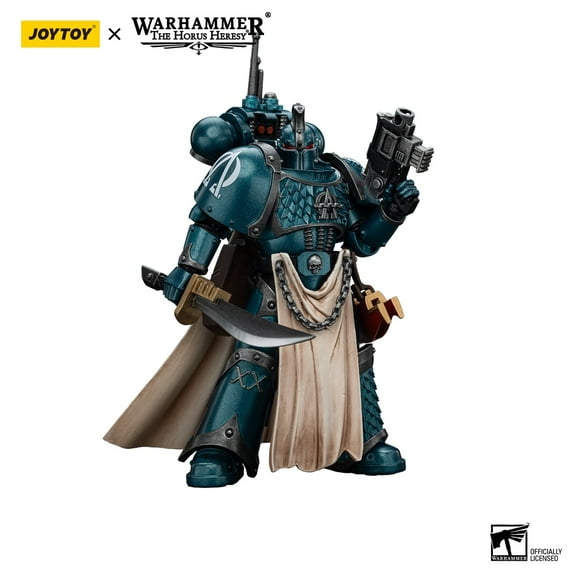 JOYTOY Warhammer 40K Alpha Legion Legion Praetor with Power Sword Collection Model