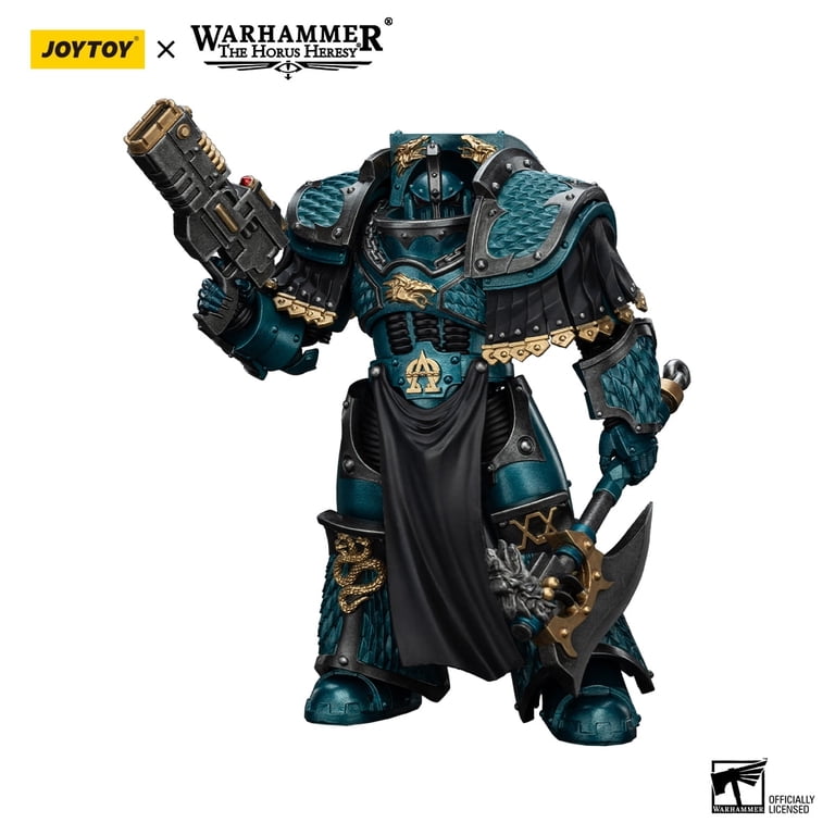 JOYTOY Warhammer 40K Alpha Legion Lernaean Terminator with Volkite