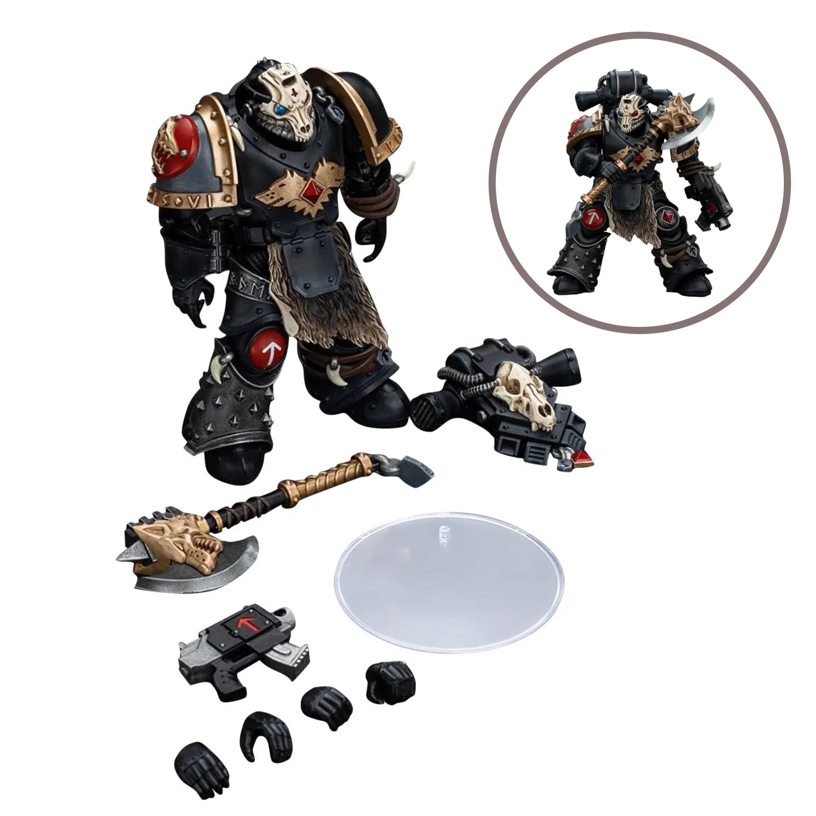 JOYTOY Warhammer 40K Space Wolves Deathsworn Pack Deathsworn 4, 1:18 Scale Action Figure Mecha Joy Toy Collection Model 4.8 inch : Buy Online at Best Price in KSA - Souq is now