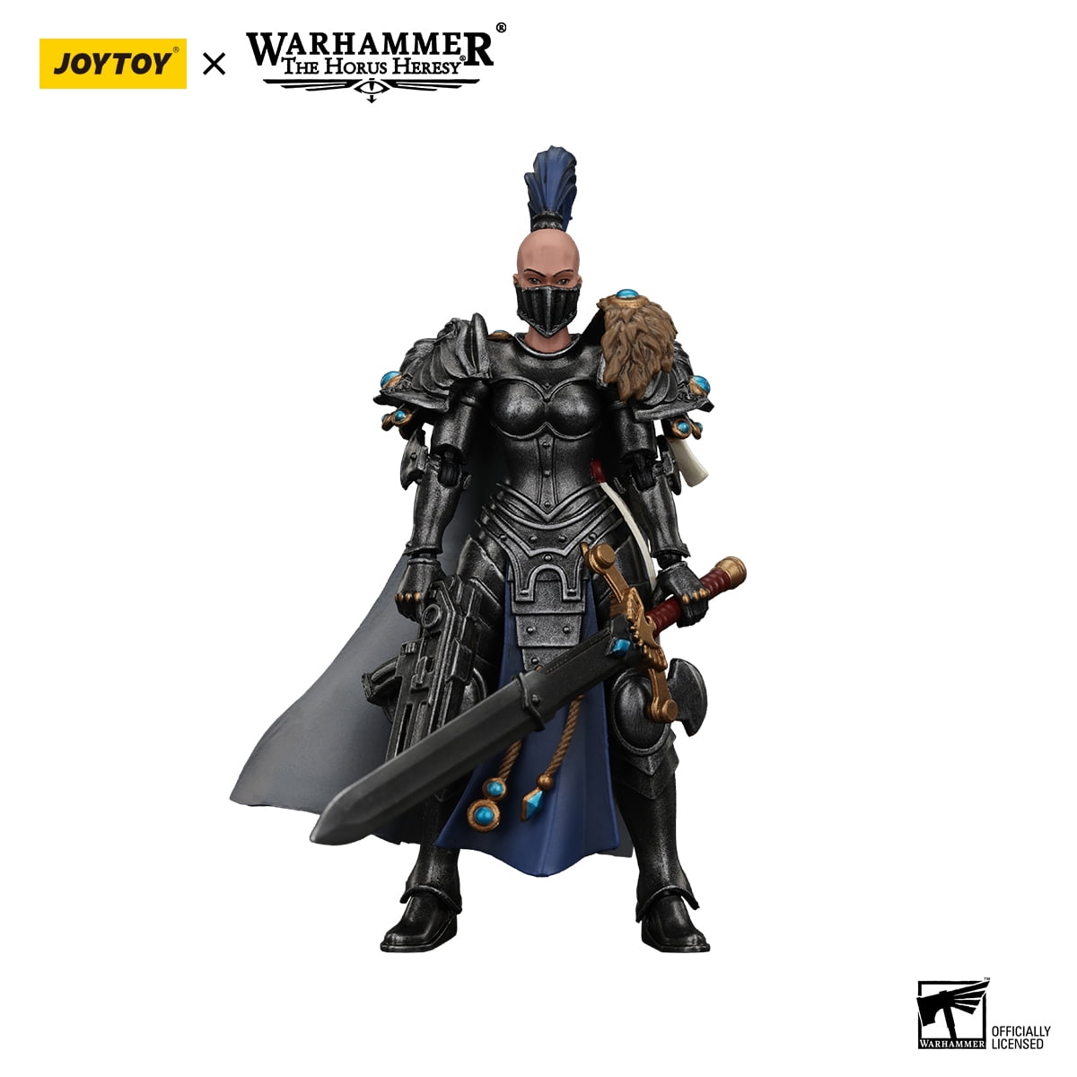 JOYTOY Warhammer 40K The Horus Heresy Sisters of Silence Argent Lynx Vigilator Cadre Vigilator 1 Collection Model
