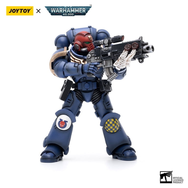 JOYTOY 1/18 Warhammer Space Marine 2 Ultramarines Brother Chairon - In