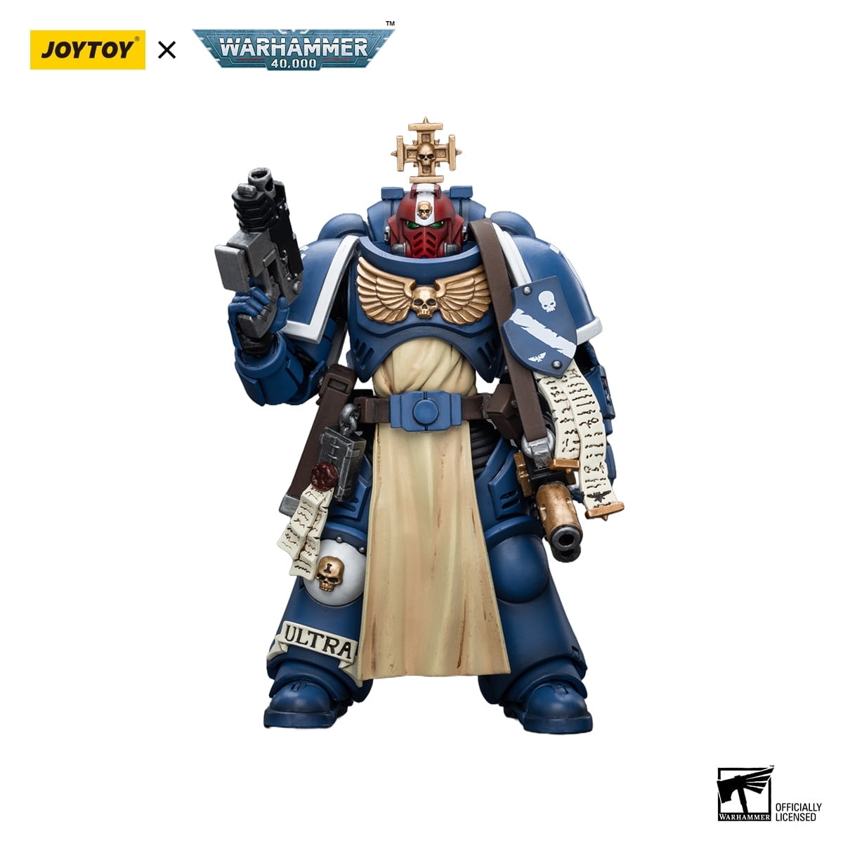 ゲームキャラクター JoyToy Warhammer 40k Lieutenant Titus CE JoyToy WH40K Ultramarines Space Marine 2 Lieutenant Titus