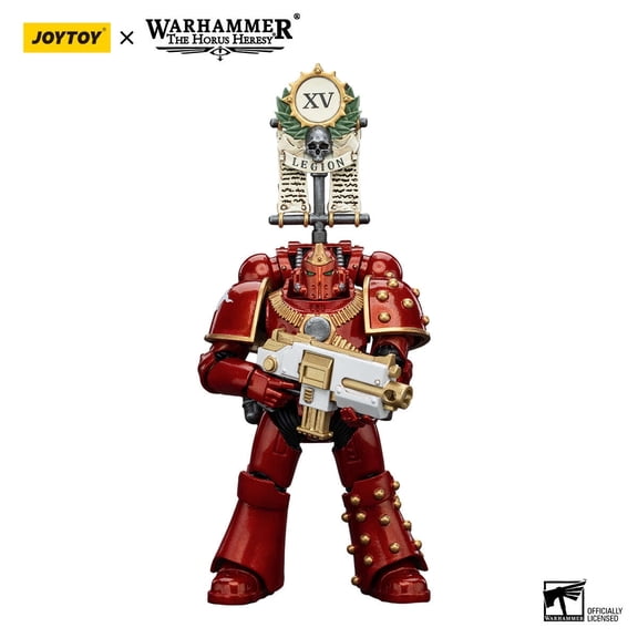 JOYTOY Warhammer The Horus Heresy 1/18 Action Figure Thousand Sons Legion MK IV Tactical Squad Legionary with Legion Vexilla Model