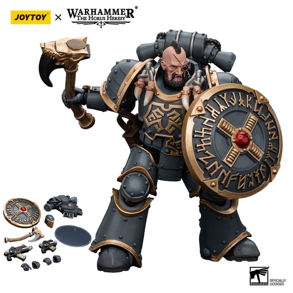 JOYTOY Warhammer The Horus Heresy Space Wolves Grey Slayer Pack Huscarl 1/18 Scale Action Figure, 4.72-Inch Collectible Display Model,JT7387