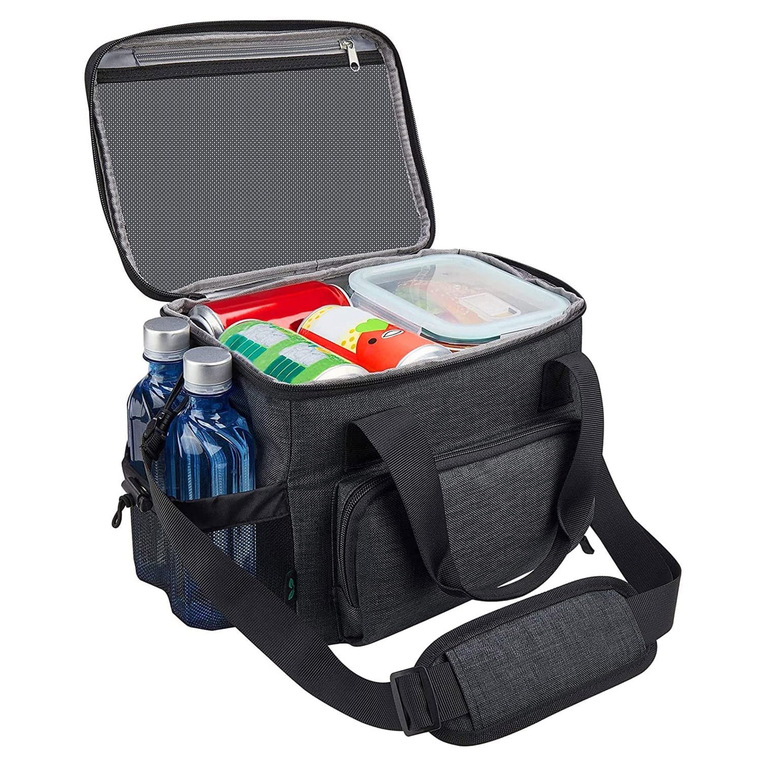 JOYTUTUS 18CANS Lunch Box,Leakproof Thermal Lunch Bag Cooler,12L Reusable Lunchbox Cooler Bag
