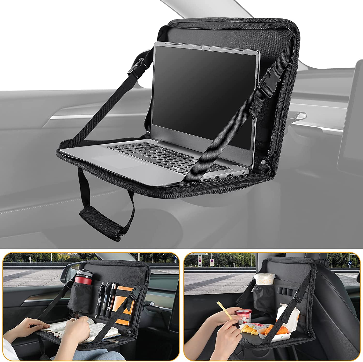 Steering Wheel Car Table Tray For Laptop Food Dining Writing