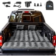 thumbnail image 1 of JOYTUTUS 5.5-5.8Ft Truck Bed Air Mattress with Removable Tailgate Extension with Air Pump&2 Pillows,Black, 1 of 8