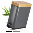 JOYTUTUS 5L Trash Can,Step on Kitchens and Bedrooms Trash Can With With