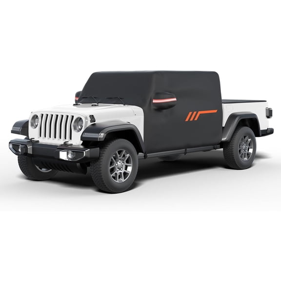 JOYTUTUS Cab Cover Compatible with Gladiator JT 2020-2026, Waterproof Gladiator Rain Cover Car Cover Windproof All Weather Cover