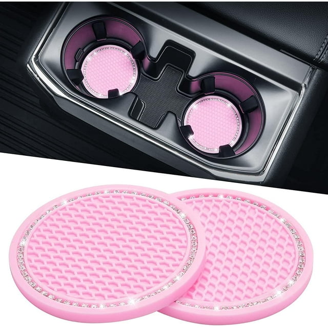 JOYTUTUS Car Cup Holder Insert Cup Holder Coaster,2 Pack Universal Cup