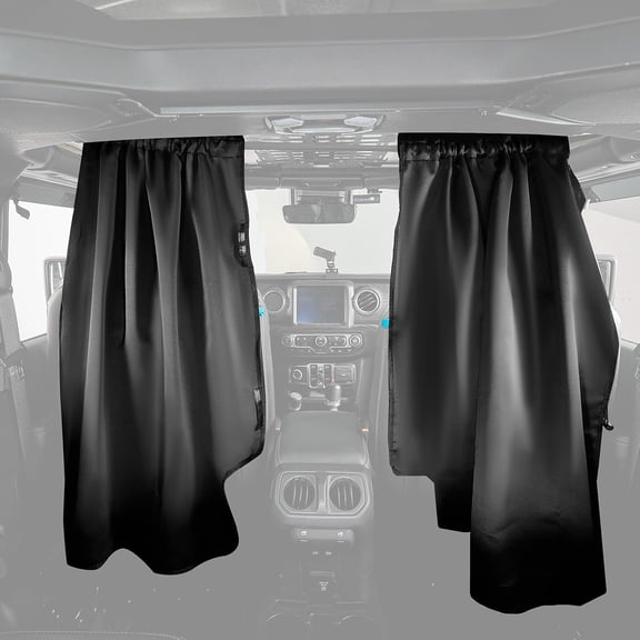 JOYTUTUS Car Privacy Curtain Divider Shade Compatible with 2018-2026 Wrangler JL & Gladiator JT, for Sleeping Travel Camping Nap