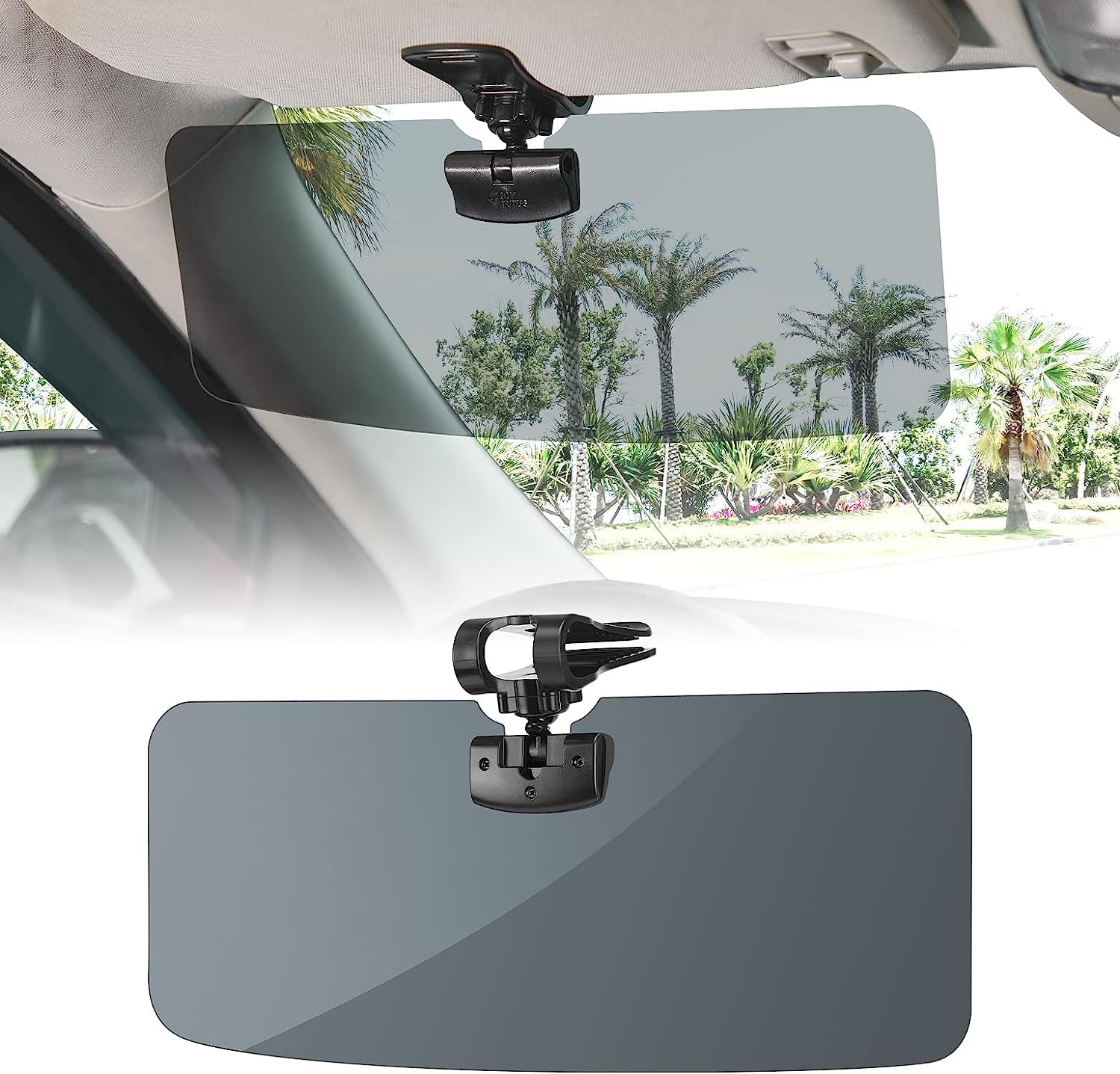 Car Visor Extension Extender Shield Front Side Casement Shade Anti