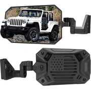 JOYTUTUS Mirrors Doors Off Compatible with Wrangler JL Gladiator JT 2018-2026, Wider View No Vibrate & Wobble, Not Fit Doors On