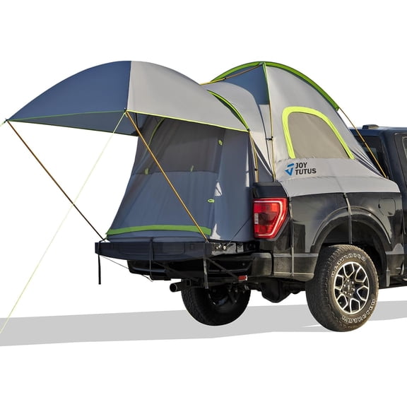 JOYTUTUS Pickup Truck Tent 5.5ft Bed Tent with Removable Awning, Waterproof PU2000mm Double Layer for 2 Person