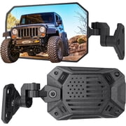 JOYTUTUS Side Mirrors Doors Off Break Away Feature Compatible with 1997-2018 Wrangler TJ JK Unlimited Wider View Not Fit Doors On