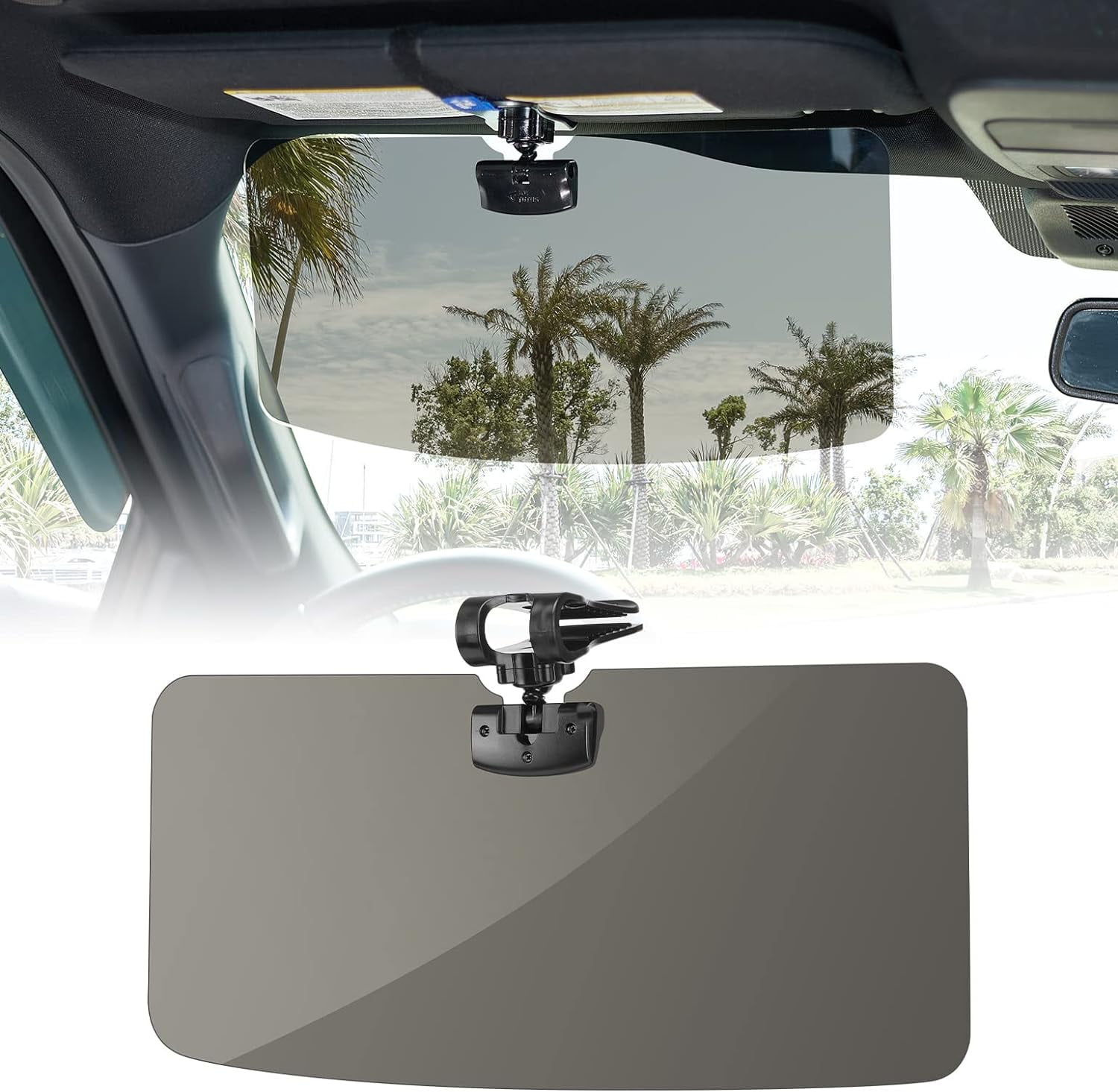 JOYTUTUS Sun Visor for Pickup Truck, Polarized Sun Visor Extender for