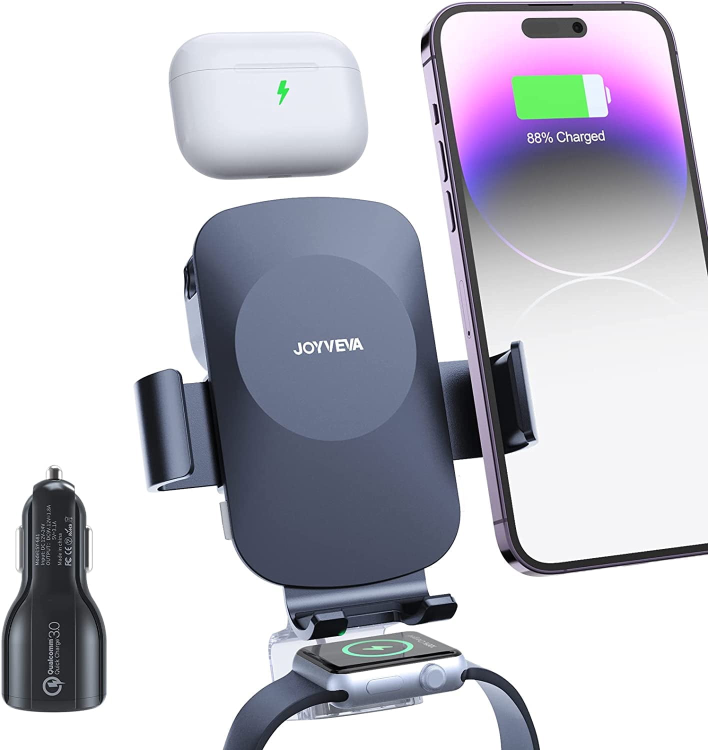 Wireless Charger Apple Car Charger Iphone JOYVEVA In Wireless Car