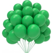 JOYYPOP Green Balloons 100 Pcs Green Party Latex Balloons 12 Inch Green Latex Balloons for St. Patrick's Day Birthday Fiesta Jungle Safari Theme Party Decorations