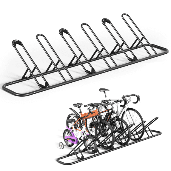 Plan Cycle Rack JOZ Vertical 3 Bike Stand, Floor Parking Racks for Adults & Kids ...