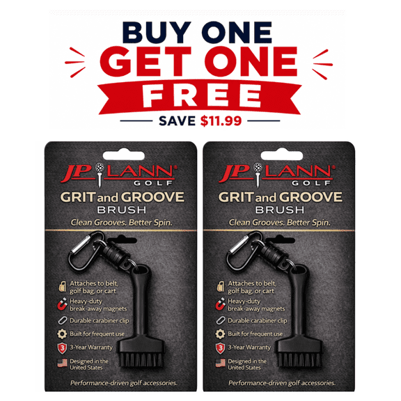**BOGO** Grit and Groove Golf Club Brush with Break Away Magnetic System