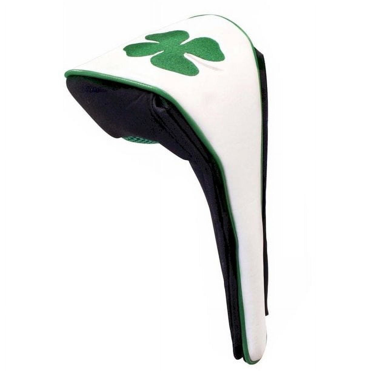 JP Lann Luck of the Irish 4-Leaf Clover Golf Driver Headcover, Magnetic Closure