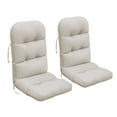 thumbnail image 1 of JP OUTDOOR Adirondack Chair Cushions,Rocking Chair Cushions,Thickened Waterproof Cushions for Indoor and Outdoor, Light Khaki, 1 of 17