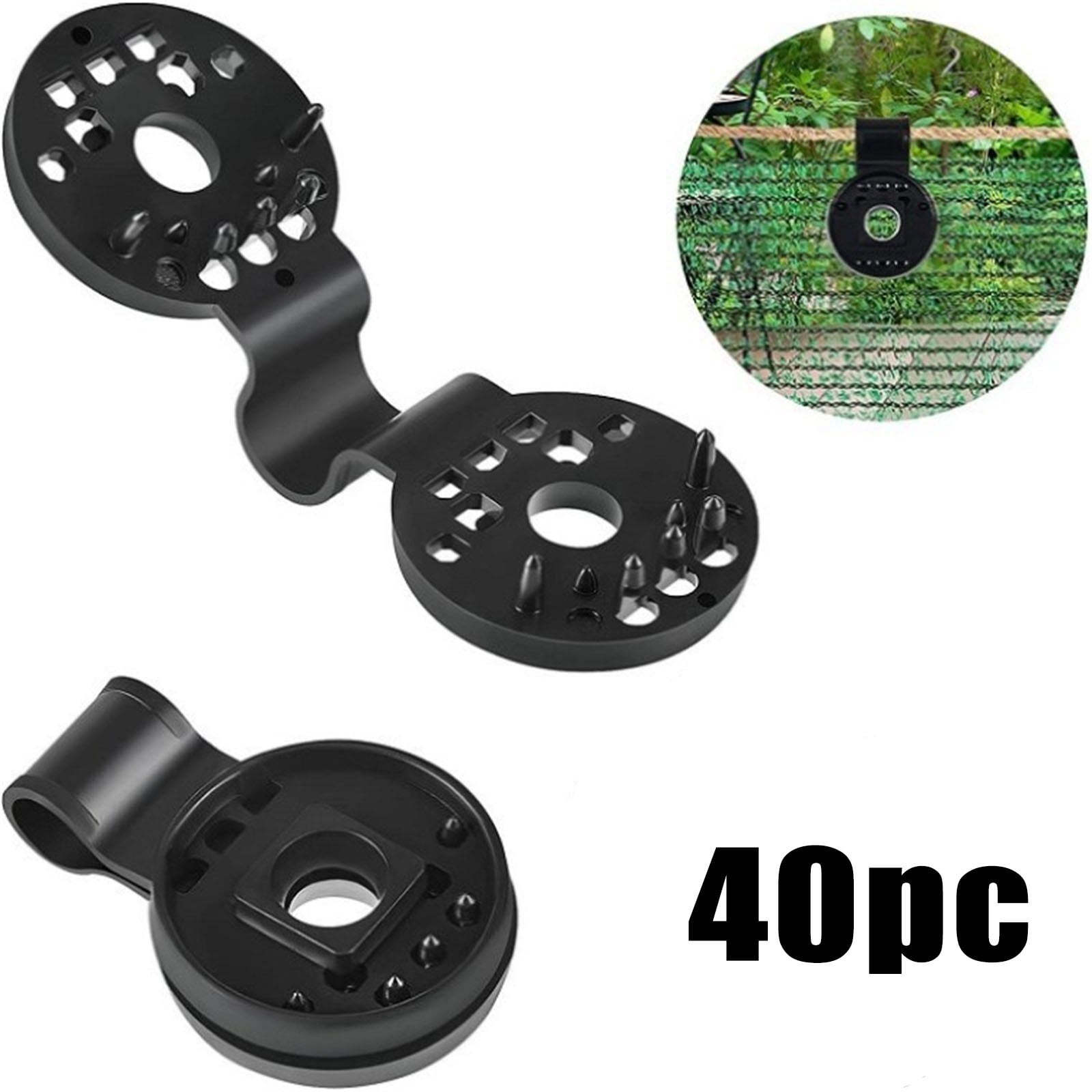 JPENG 40pcsPack Sails Privacy Screen Tarp Hang Clip Instant Grommet