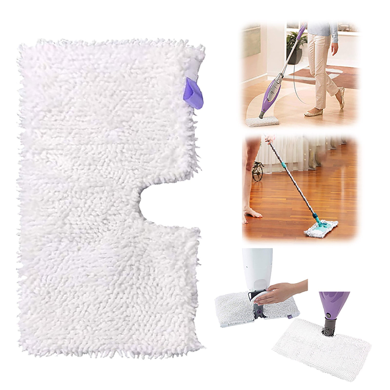 JPGIF Clearance under 10,Steam Mop Mat Can Be Washed With Water Ultra