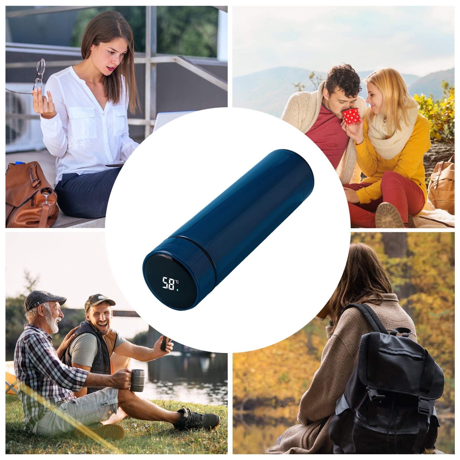 JPGIF Clearance under 10,Stainless Steel Cup Smart Water Cup Tea And