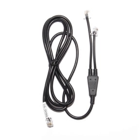 JPL EHS-3 Unify Adapter Cord DECT Wireless Headsets, 23cm Cable, RJ-45 and RJ-9 to RJ-45, 575-222-003