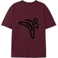 thumbnail image 1 of JPLILY Sport T-Shirt Short Sleeve, 100% Soft Cotton for Odor-Free & Warm, DTG Printing for HD, Fade-Resistant Image &Text, Personalized Gift for Men & Women, 1 of 1