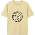 thumbnail image 1 of JPLILY Volleyball Player T-Shirt Short Sleeve, 100% Soft Cotton for Odor-Free & Warm, DTG Printing for HD, Fade-Resistant Image &Text, Personalized Gift for Men & Women, 1 of 1