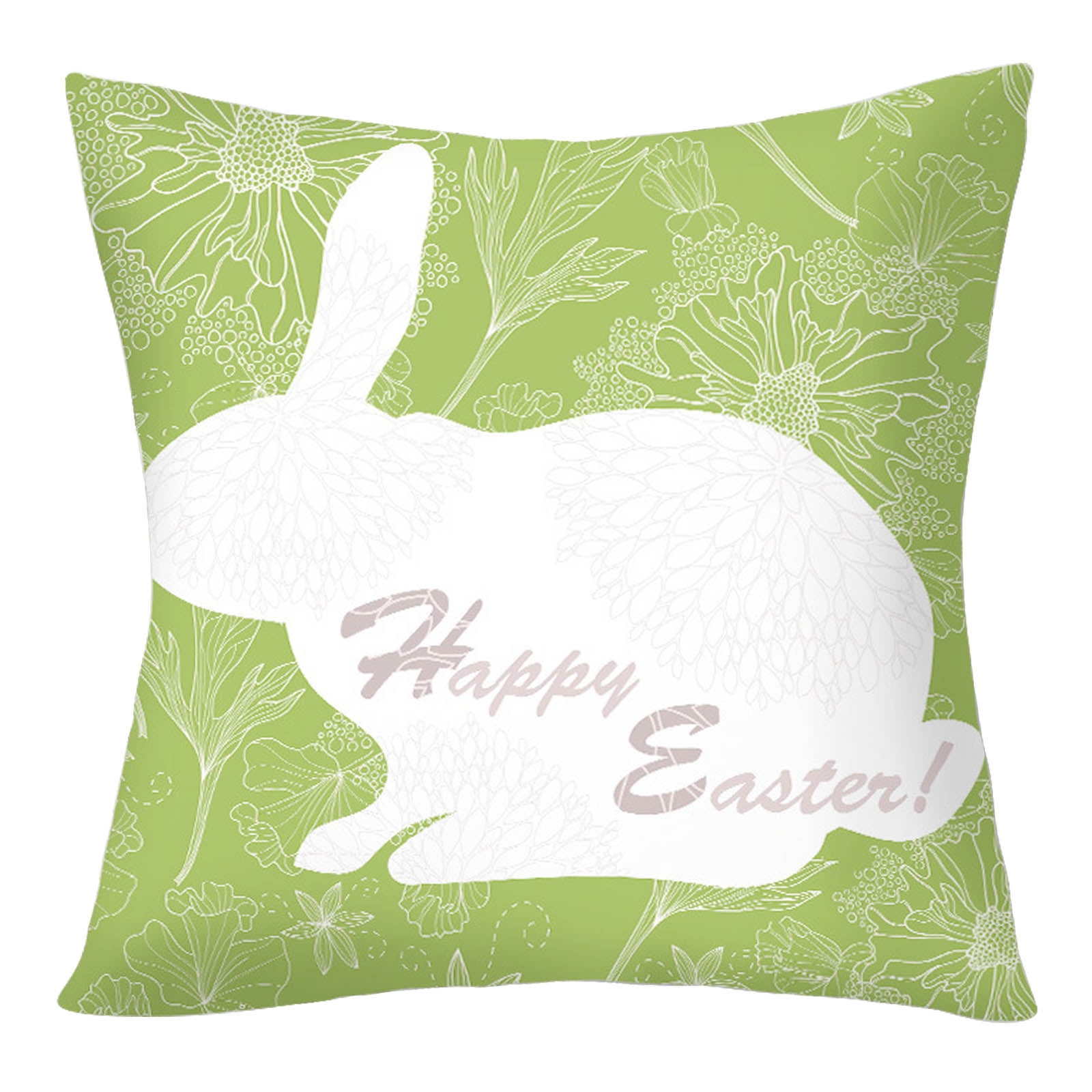 JPLZi Animal Hold Pillowcase Home Decor Sofa Throw Pillow Easter Bunny Pillow Plush Simple Throw