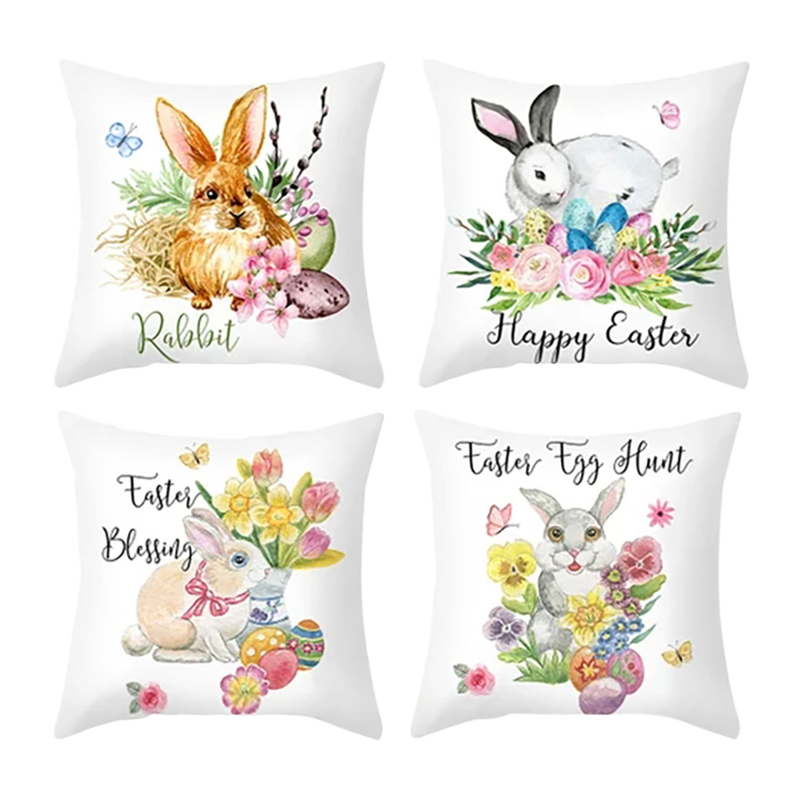 JPLZi Easter Pillowcases Living Room Sofa Bedroom Decoration